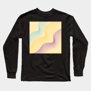 rainbow,the countless lines,Exquisite curved shape Long Sleeve T-Shirt